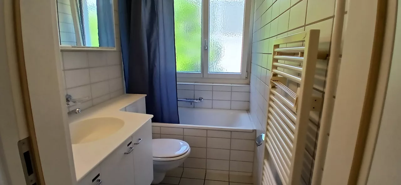 Möbliertes WG-Zimmer an der Töpferstrasse in Zürich zur Miete – Bad