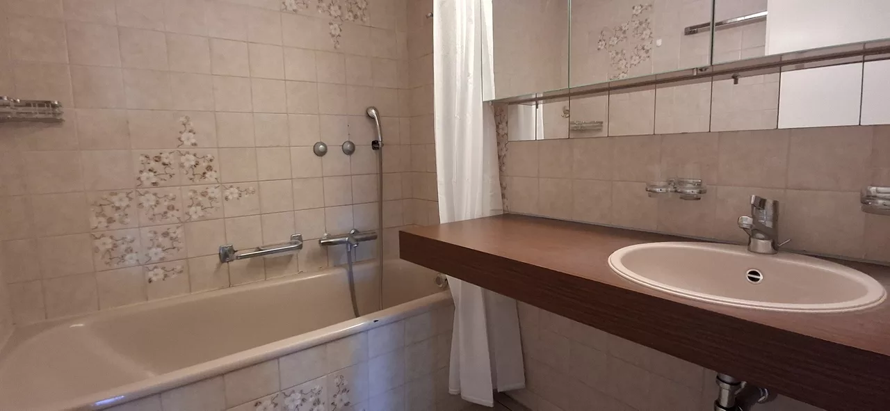 Möbliertes WG-Zimmer an der Giblenstrasse in Zürich 15 m² zur Miete – Bad