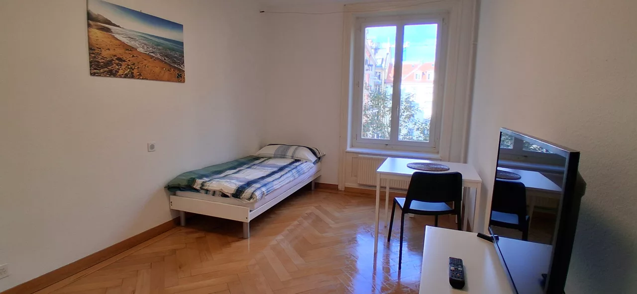 Möbliertes WG-Zimmer an der Rotwandstrasse in Zürich zur Miete – Zimmer